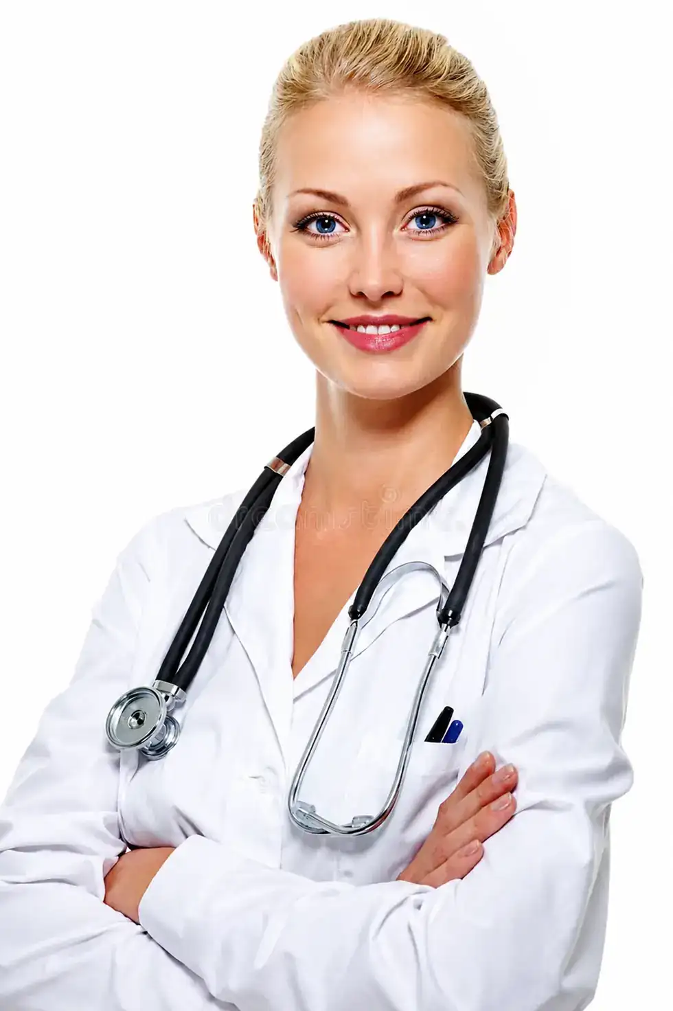 Physician using a tablet for healthcare administration